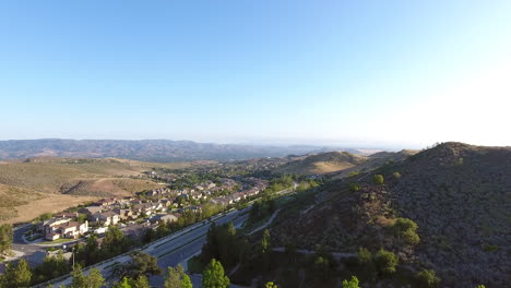 simi valley california aerial drone in 4k high resolution