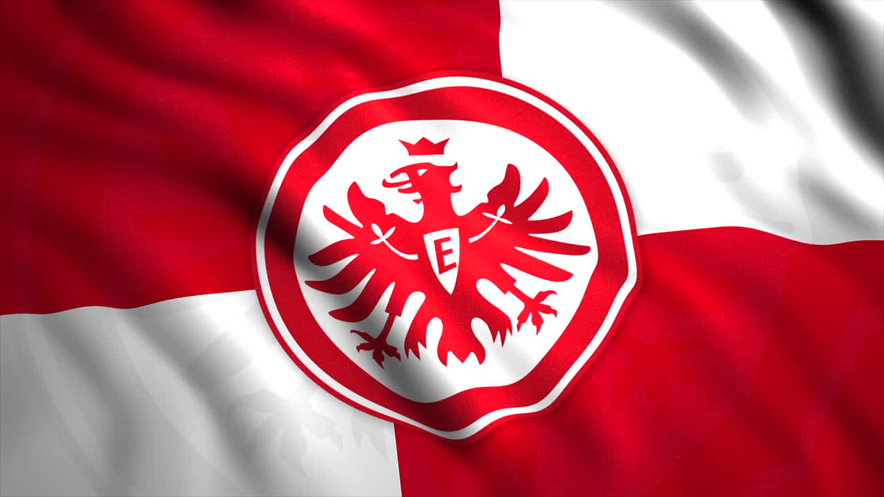 bandera del club del eintracht de frankfurt