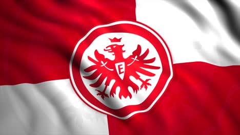 bandera del club del eintracht de frankfurt