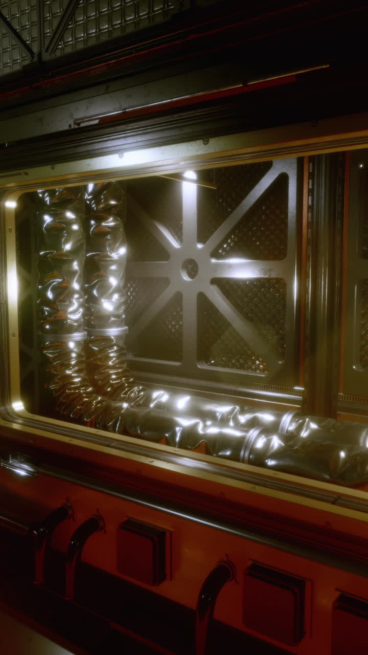 미래의 우주선 인테리어