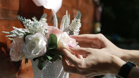 stylish decorations for celebration. luxury decorated place for the amazing celebration party