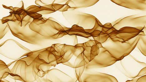 abstract digital animation of tobacco colored clouds moving on fluid background