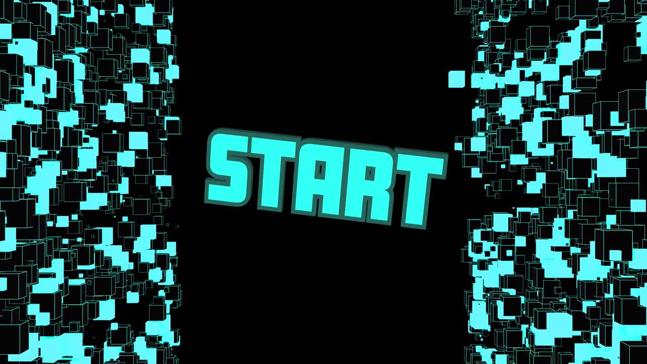 Animation of start text and connections