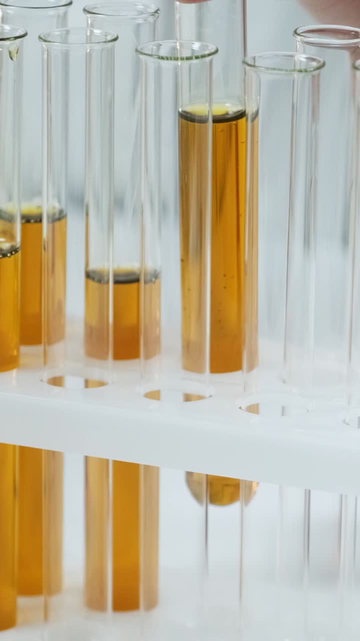 Test tubes in a laboratory