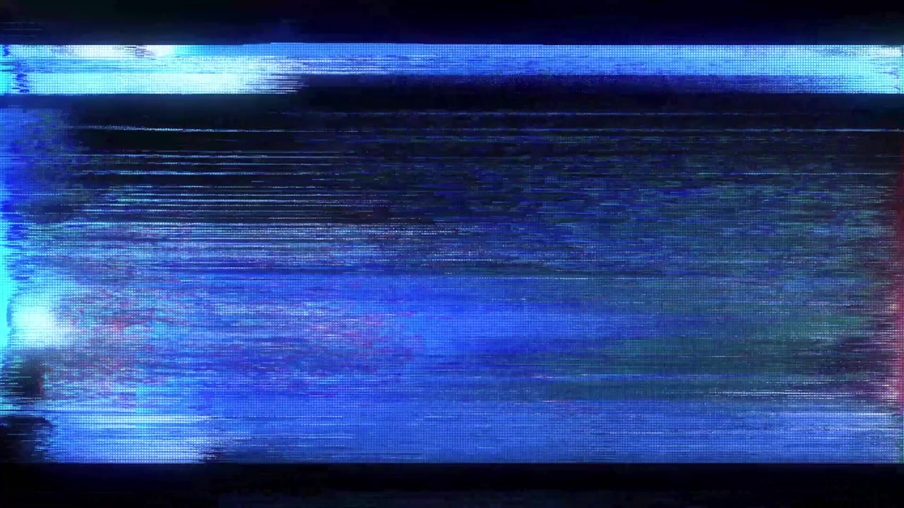 Flickering Digital Glitch and Static Noise Background