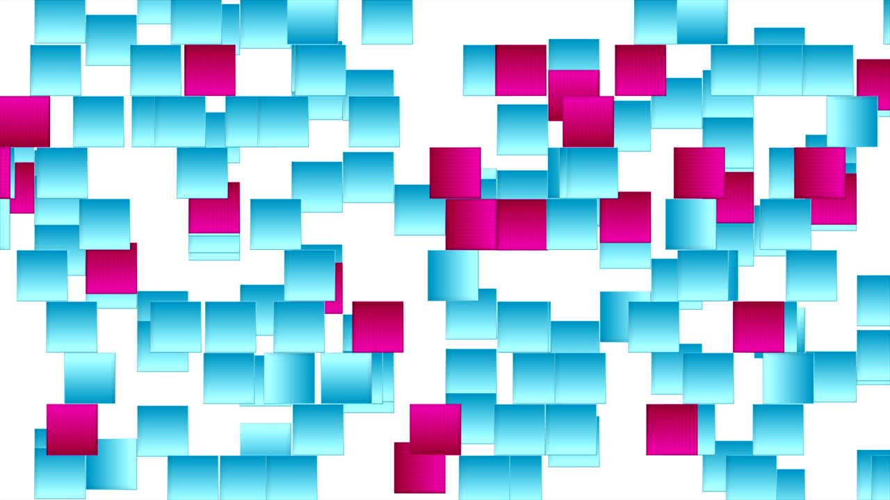 cuadrados coloridos abstracto animación de video de alta tecnología