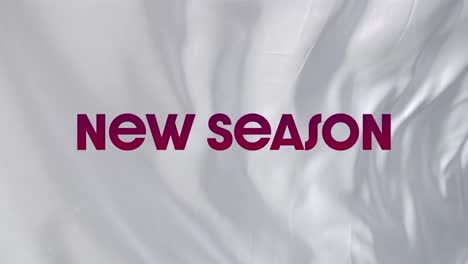 Animation-of-new-seasons-text-over-white-liquid-background