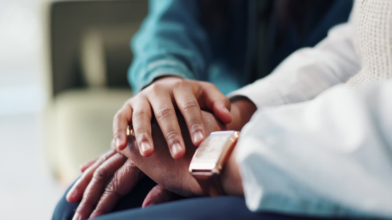 Comforting Hands Showing Support and Care