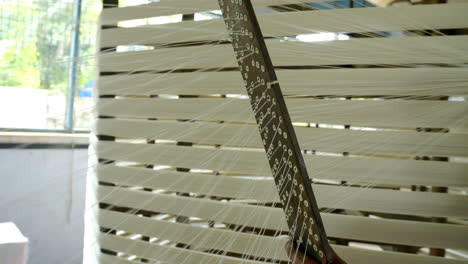 Textile-thread-spinning-traditional-machinery-in-handloom-India-,Kerala