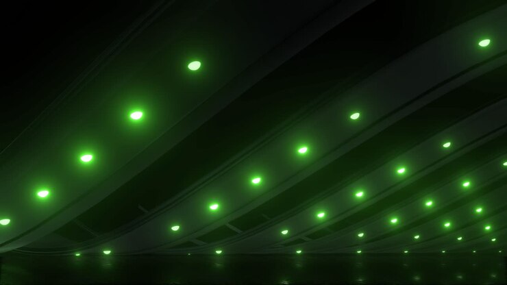 Abstract Futuristic Stage Lighting Background