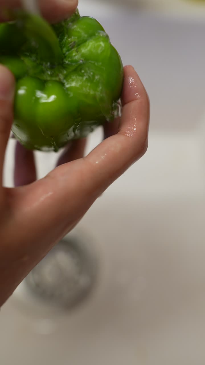 녹색 고추 를 는 것