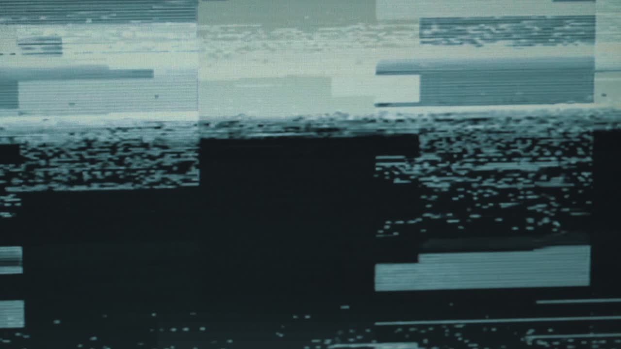 TV Noise with No Signal