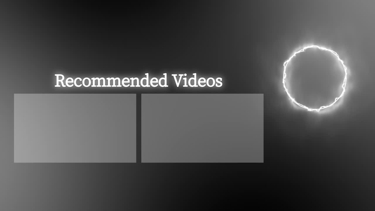 gradación simple de la tarjeta de finalización de la pantalla de finalización gráficos de movimiento