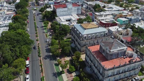 una vista aérea de una hermosa ciudad de mérida