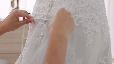 wedding dress lacing