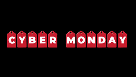 Insignia-De-Venta-De-Cyber-Monday-Colgando-Con-Una-Cuerda.-Etiqueta-De-Papel-Con-Fondo-Transparente-De-Canal-Alfa.