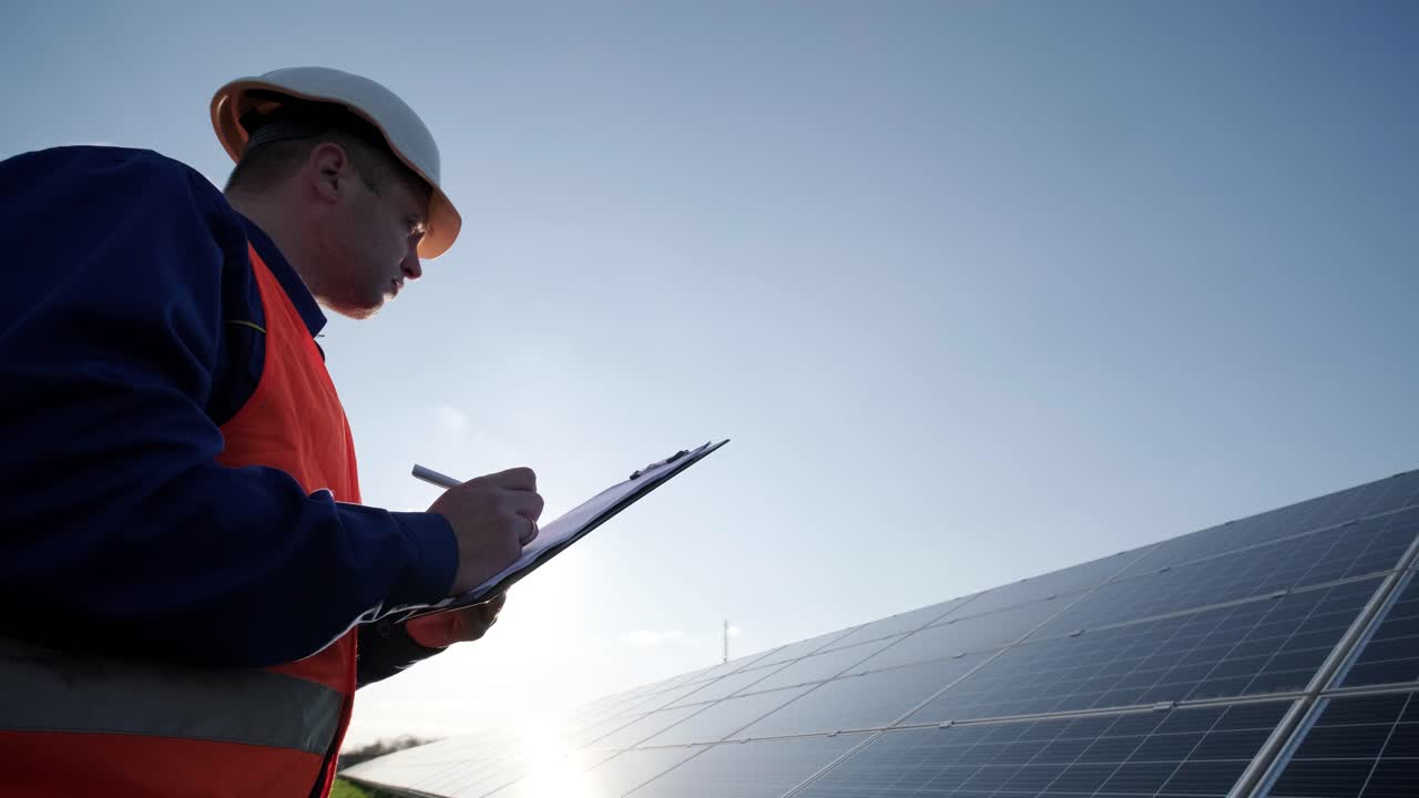 Inspector examination of photovoltaic modules, solar panels