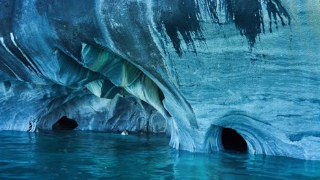 marble caves with fish under water animation