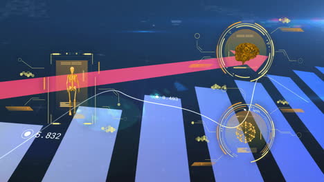 animation of science data processing over diagrams