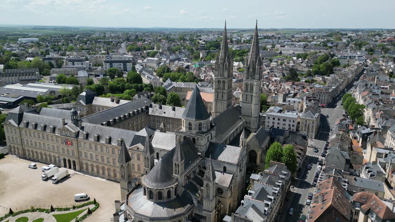 세인트 에티엔 수도원 (saint-etienne abbey) 프랑스 드론 (drone)
