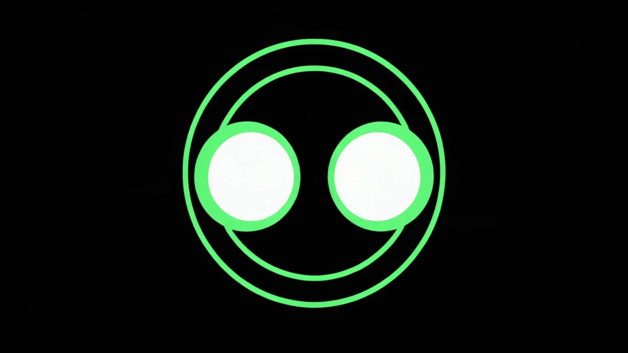 Abstract Green Circular Motion Graphics Animation