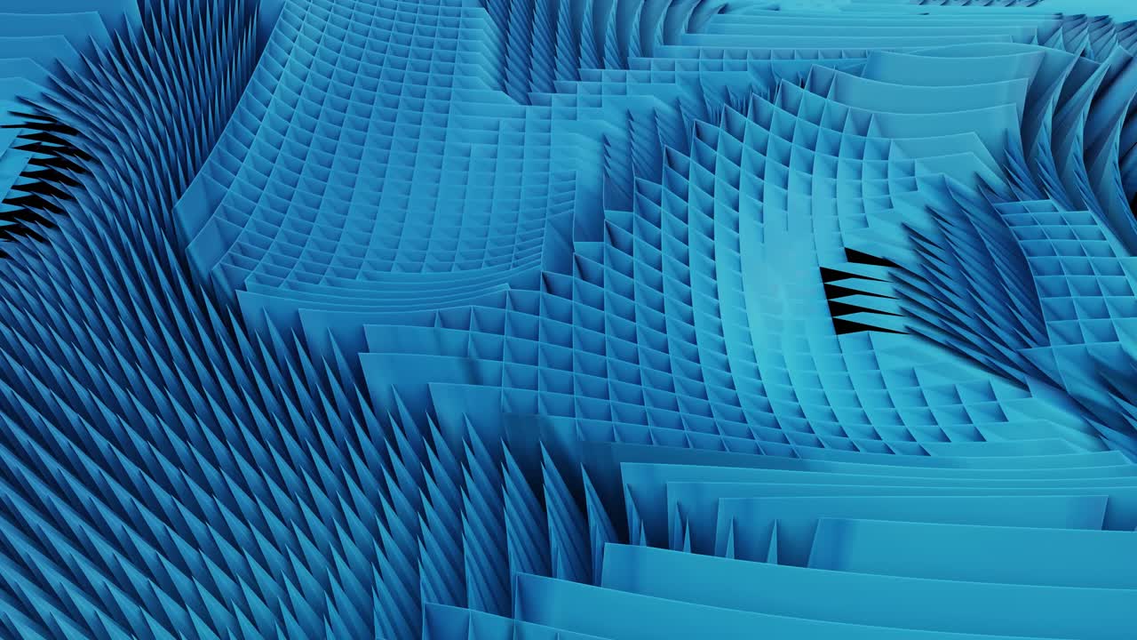 Strange vertex digital abstract background colorful ocean waves - stunning repeating endless seamless loop