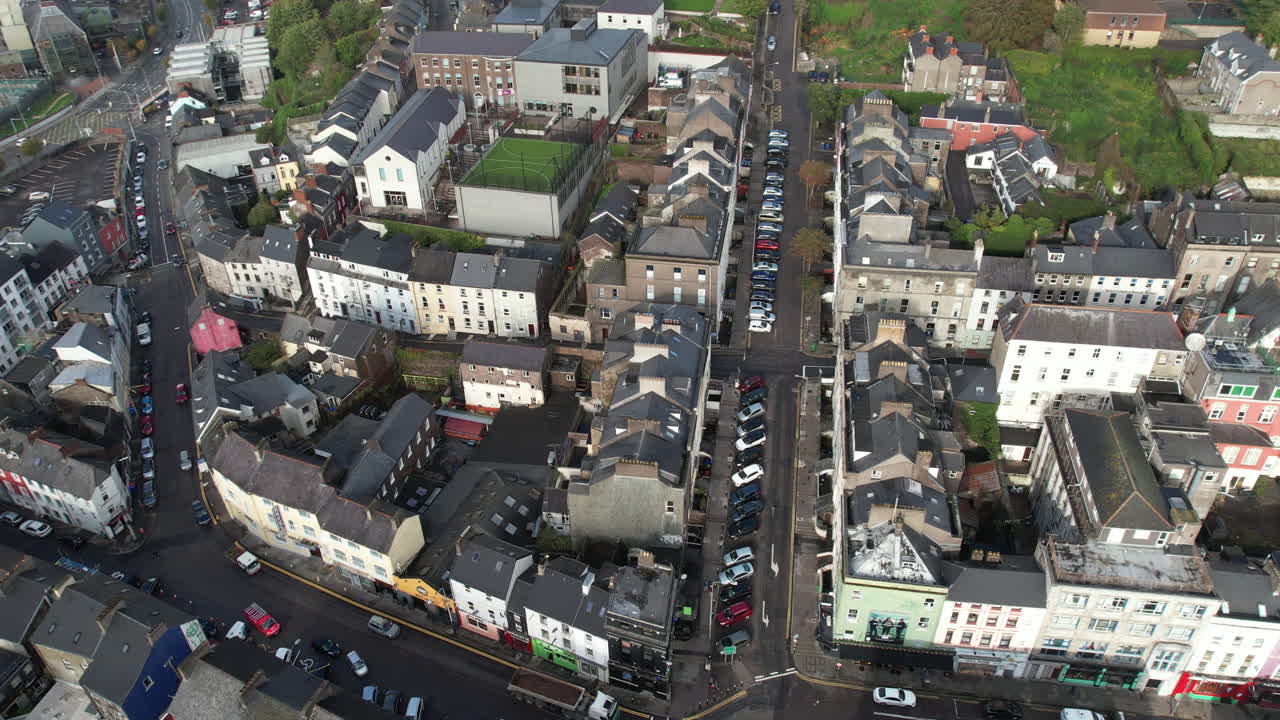 vista aérea de la ciudad de cork irlanda