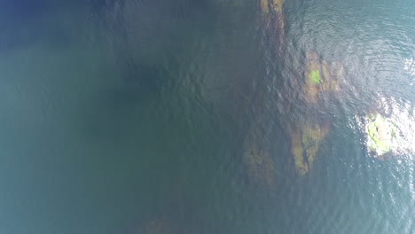 drone view of stone island topdown