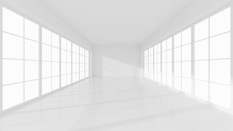 the white empty room, 3d rendering.