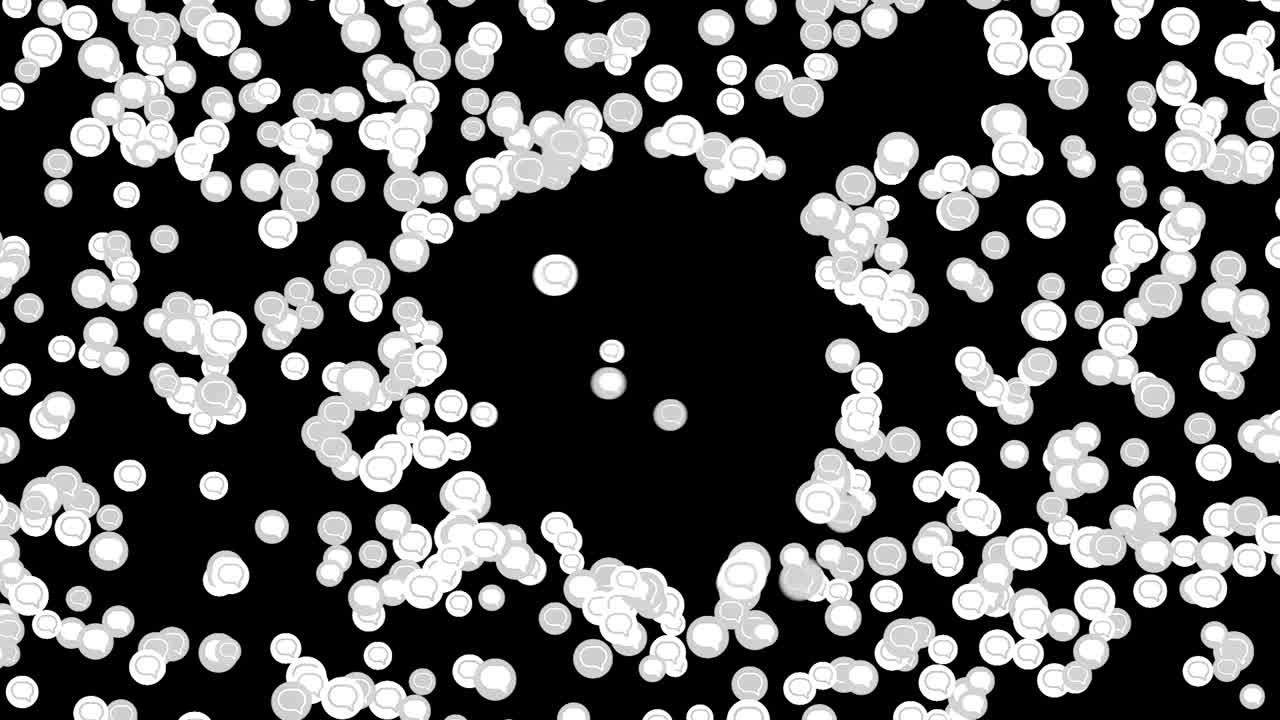 추상적인 음성 거품 패턴