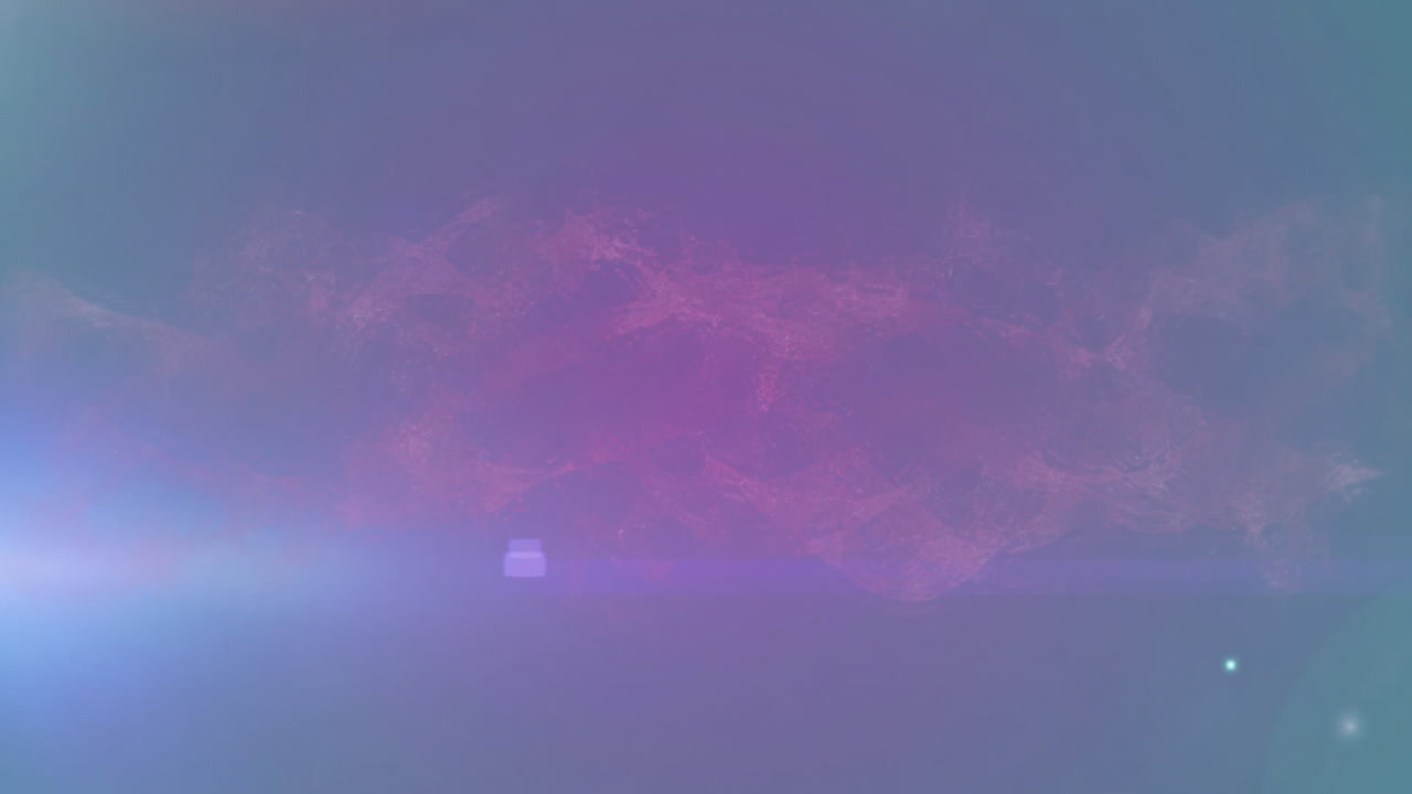 animación de puntos de luz sobre formas sobre fondo negro