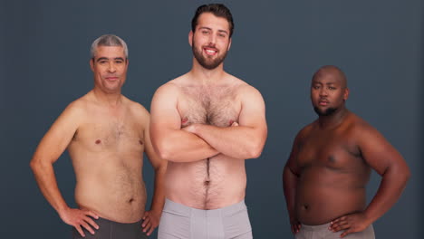Men,-body-positivity-and-face-with-diversity