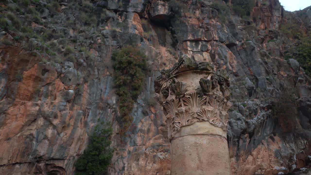 고대 유적 카이사리아 필리피 이스라엘 고고학 및 성서 유적지