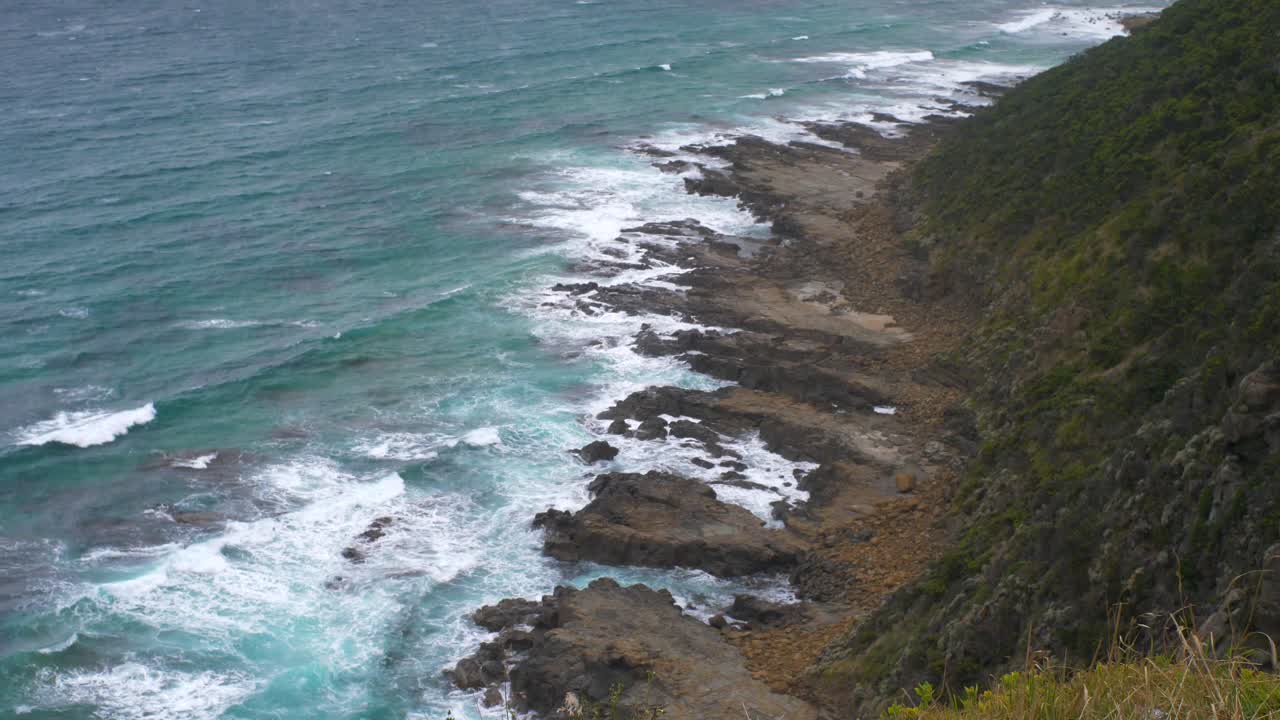 4K - 60fps - Costa di Tilt Lookout, Australia Meridionale