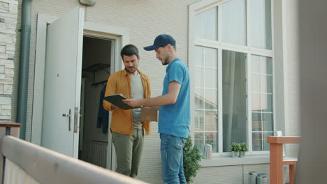 package delivery at home