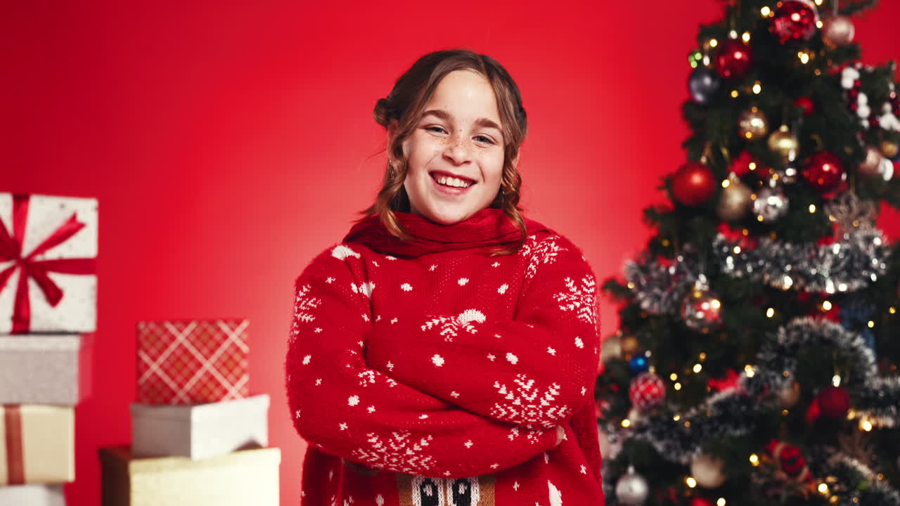 Festive Christmas Portrait