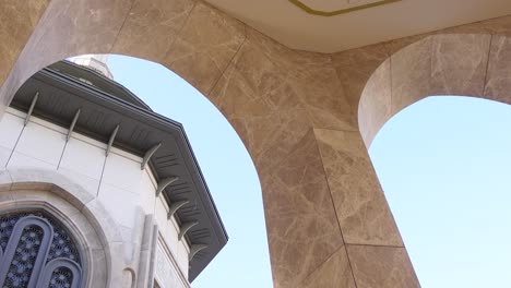 architectural detail of a mosque