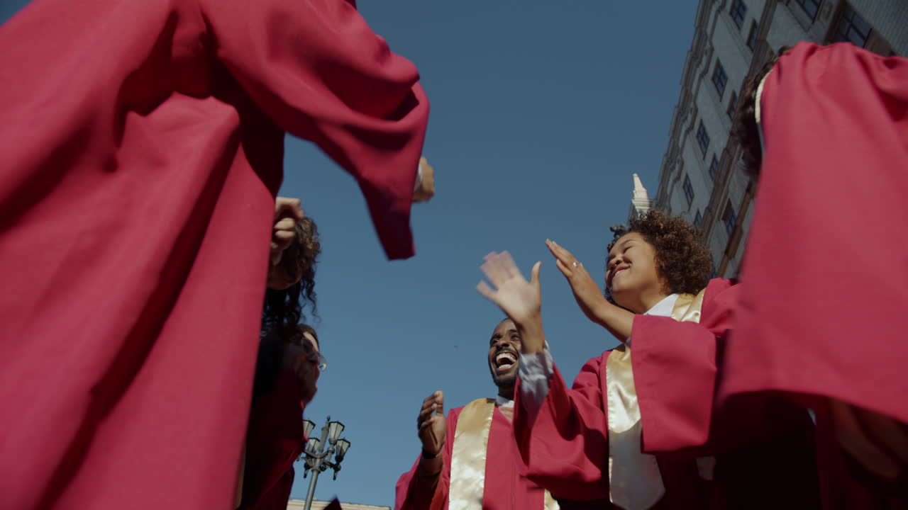 celebración de la graduación