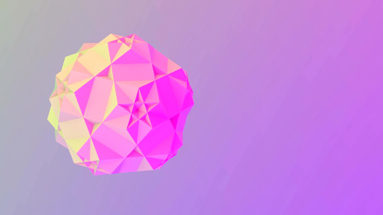 추상적인 객체 트렌드 컬러는 4k 루프를 할 수 있습니다.