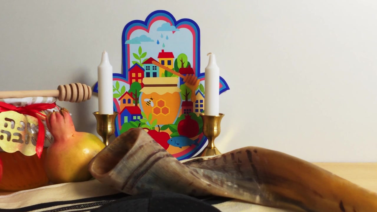Celebrazione tradizionale del Capodanno ebraico Rosh Hashanah