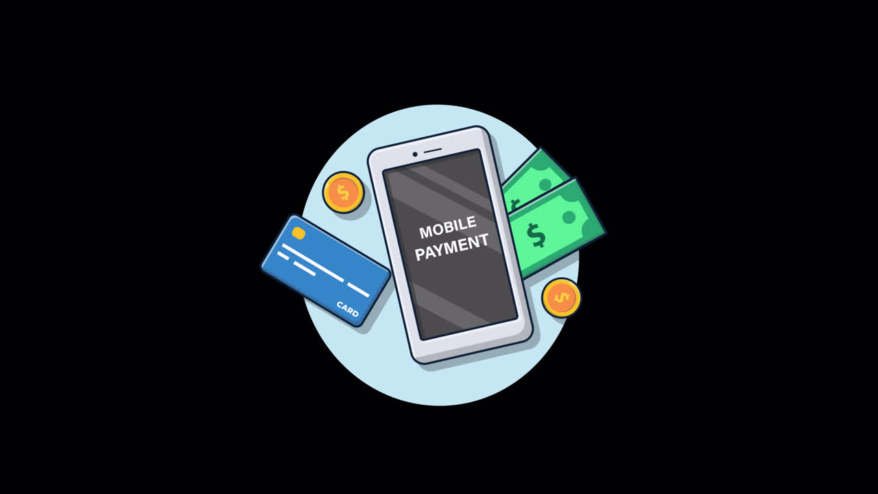 Mobile Payment Concept with Smartphone, Credit Card, and Money