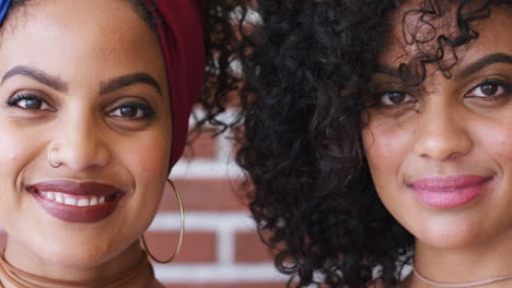 Family,-face-and-woman-twin-sisters-relax