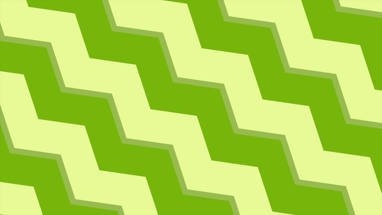 Abstract wavy green line background loopable animation 4K stock video