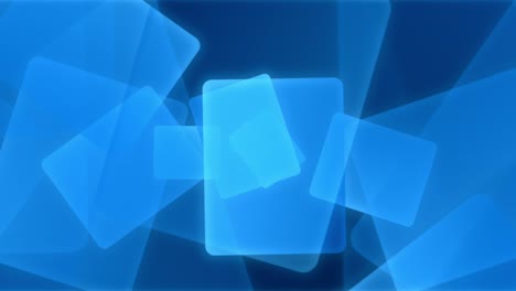 blue round-edge rectangles form a continuously evolving complex background animation loop