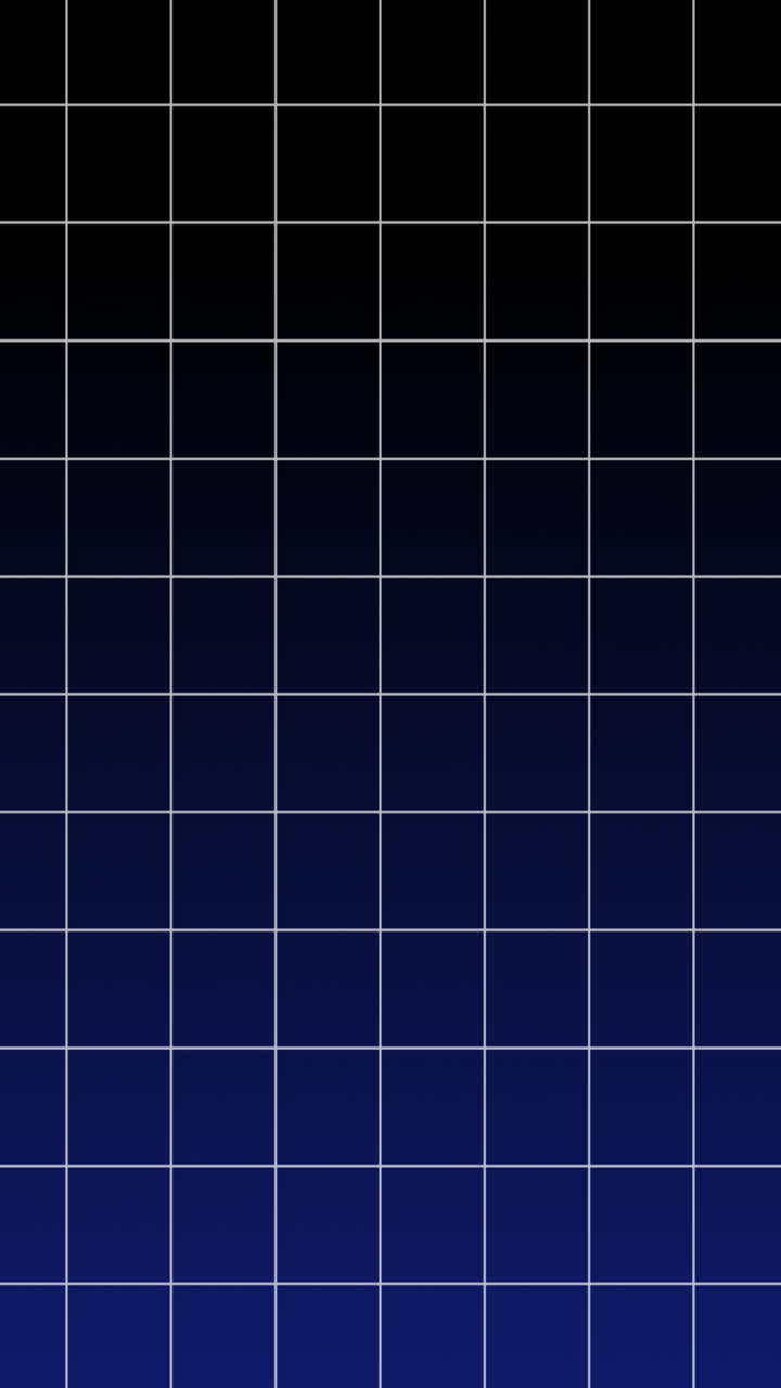 Abstract Grid Pattern with Blue and Black Gradient Background