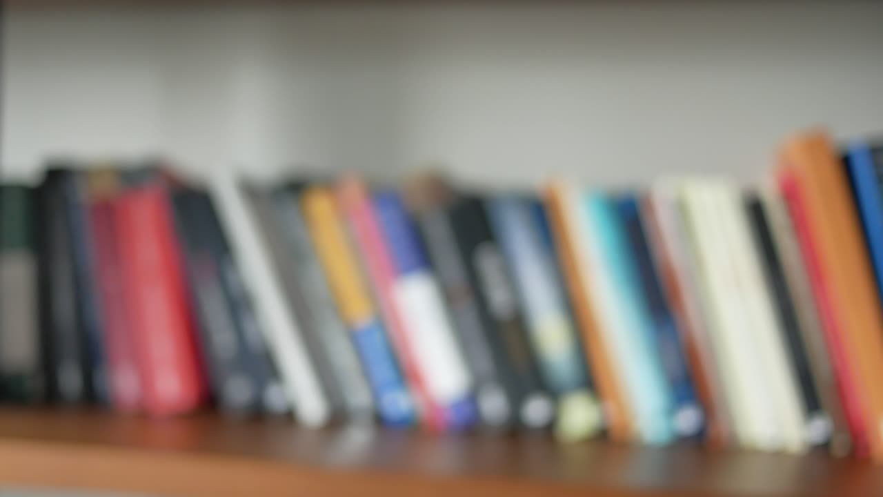 Blurred Bookshelf