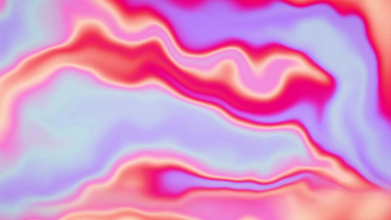 ondas líquidas fluyentes de neón movimiento abstracto fondo de bucle sin costuras