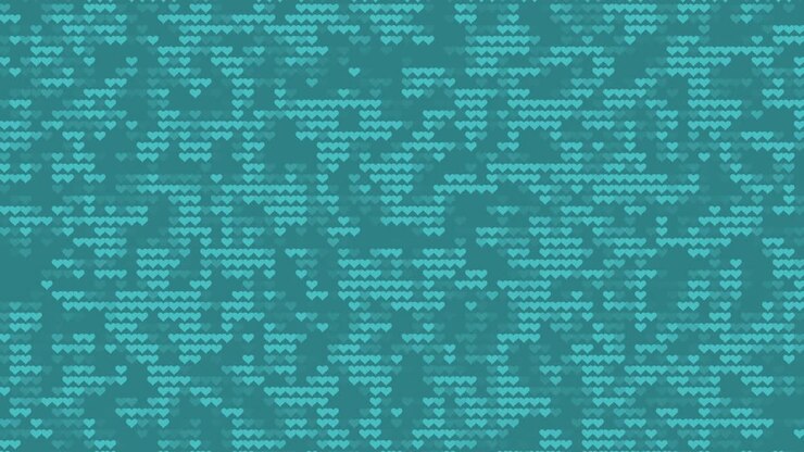 Shining fractal particles animation background