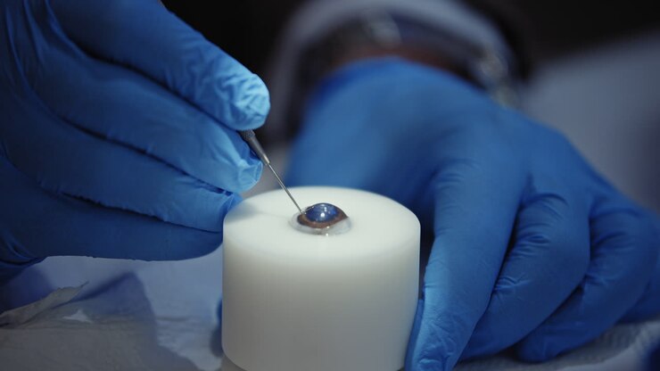 Eye Surgery Training on a Pig Eye