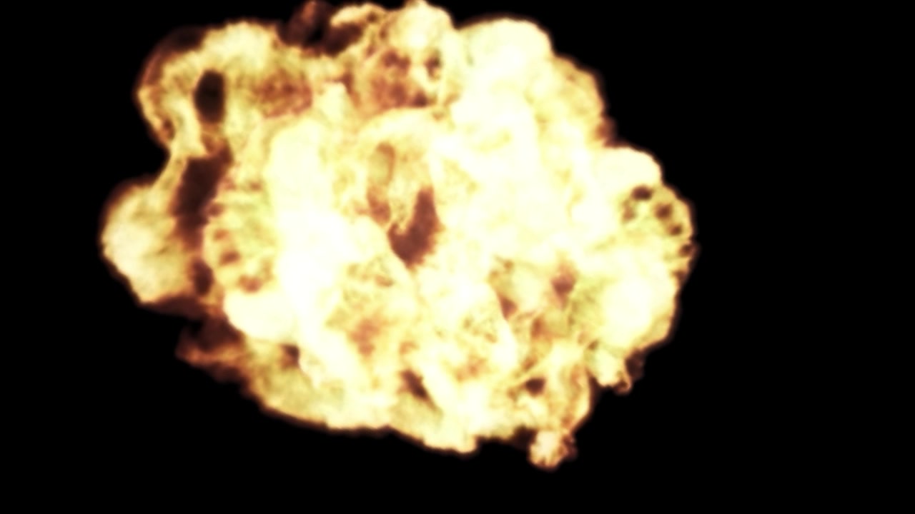 Screen Explosion Alpha Matte